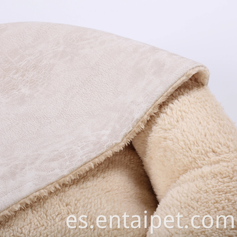 Suministros para mascotas Accesorios de invierno de lujo Fur Pet Dog Bed